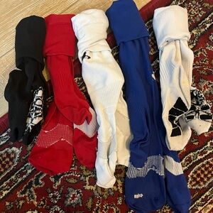 5 pairs of soccer socks